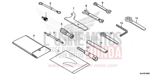 OUTIL CB500XAH de 2017